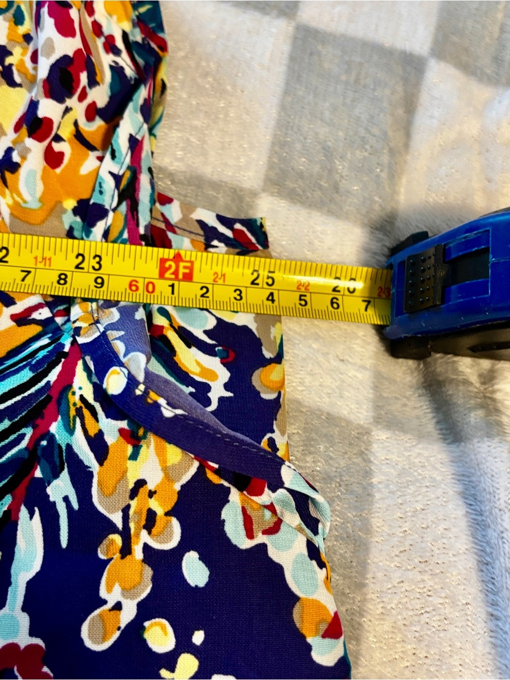 Chic Soul 2X Colorful Floral Ruffle Sleeve Smocked Neck Blouse - Picture 8 of 10